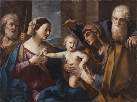 The Holy Family with Saint Anne - A Baroque Masterpiece Overflowing with Sacred Majesty and Tender Human Connection!